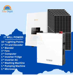 --------SunPower 1 Package--------  5KW Inverter  5KWH Lithium Battery  6 x 545W Solar Panels  Roof Rack Accessories